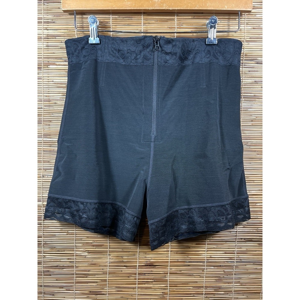 Women's Size 5XL Black Slimming Shorts Corset Style Lace